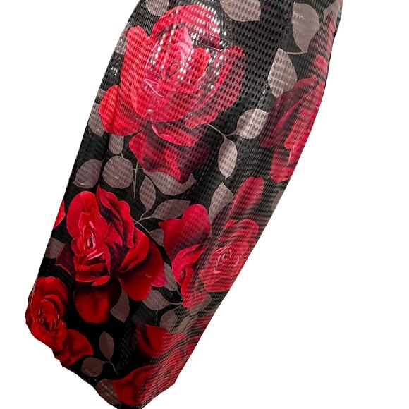 Vintage La Belle Babydoll Slip Dress Dark Romantic Rose Whimsygoth Y2K 90s USA - Picture 3 of 11